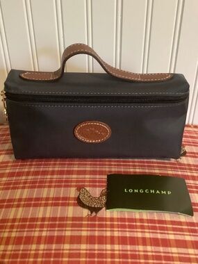 Authentic Longchamp Le Pliage Original Cosmetic Case.  NWOT.